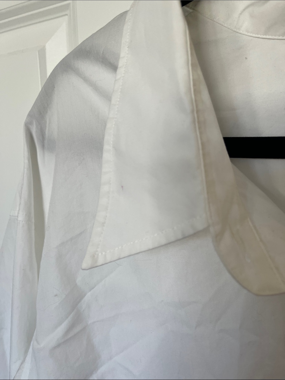 Aritzia White Button-Down Cotton Shirt - Picture 8 of 8